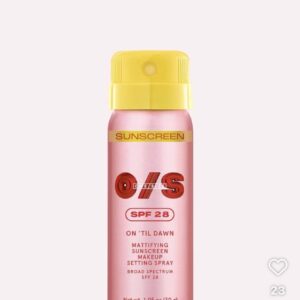 ONE SIZE O/S ON ‘TIL DAWN MATTIFYING SUNSCREEN MAKEUP SETTING SPRAY 30g