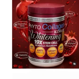 PHYTO COLLAGEN KING OF WHITENING 19X STEM CELL 65,000mg L-GLUTATHIONE POWDER