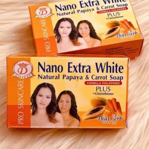 NANO WHITE EXTRA White Papaya & Carrot Soap 160g