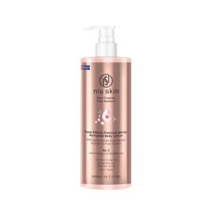 NIU SKIN Total Effects Platinum White Perfumed Body Lotion 480ml