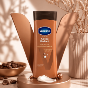 VASELINE COCOA RADIANT 48H MOISTURE BOOSTS HYDRATION & GLOW LOTION 200ml