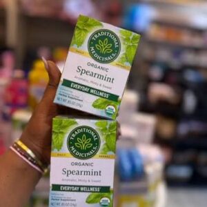 TRADITIONAL MEDICINALS DAILY HERBAL ORGANIC SPEARMINT 24g